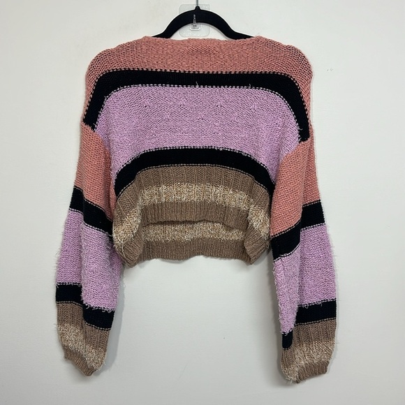 Urban Outfitters Beau Striped Boat Neck Sweater Small‎ - Picture 4 of 6